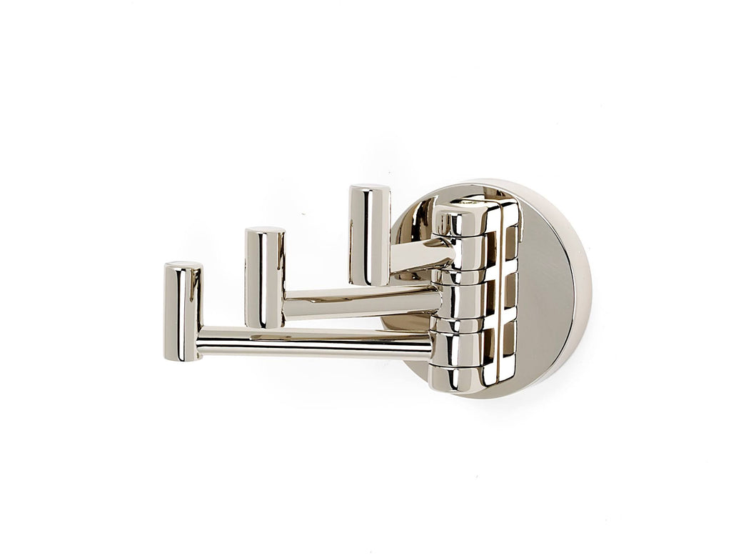 Satin Brass Swivel Robe Hook O50897