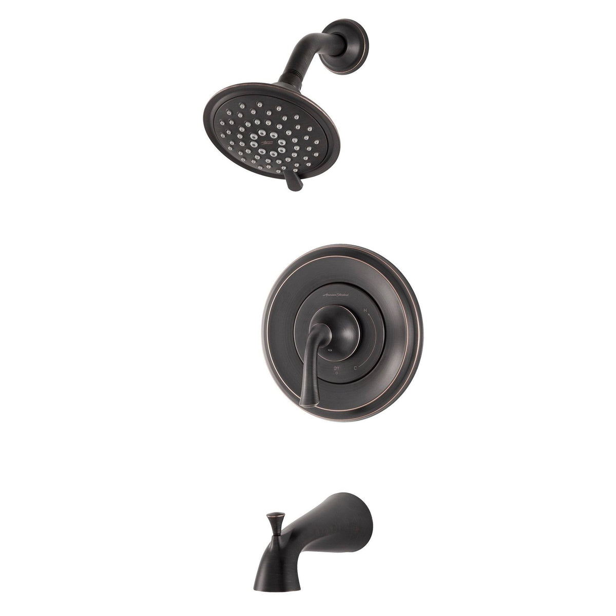 Brushed Nickel Tub and Shower Trim Package S341