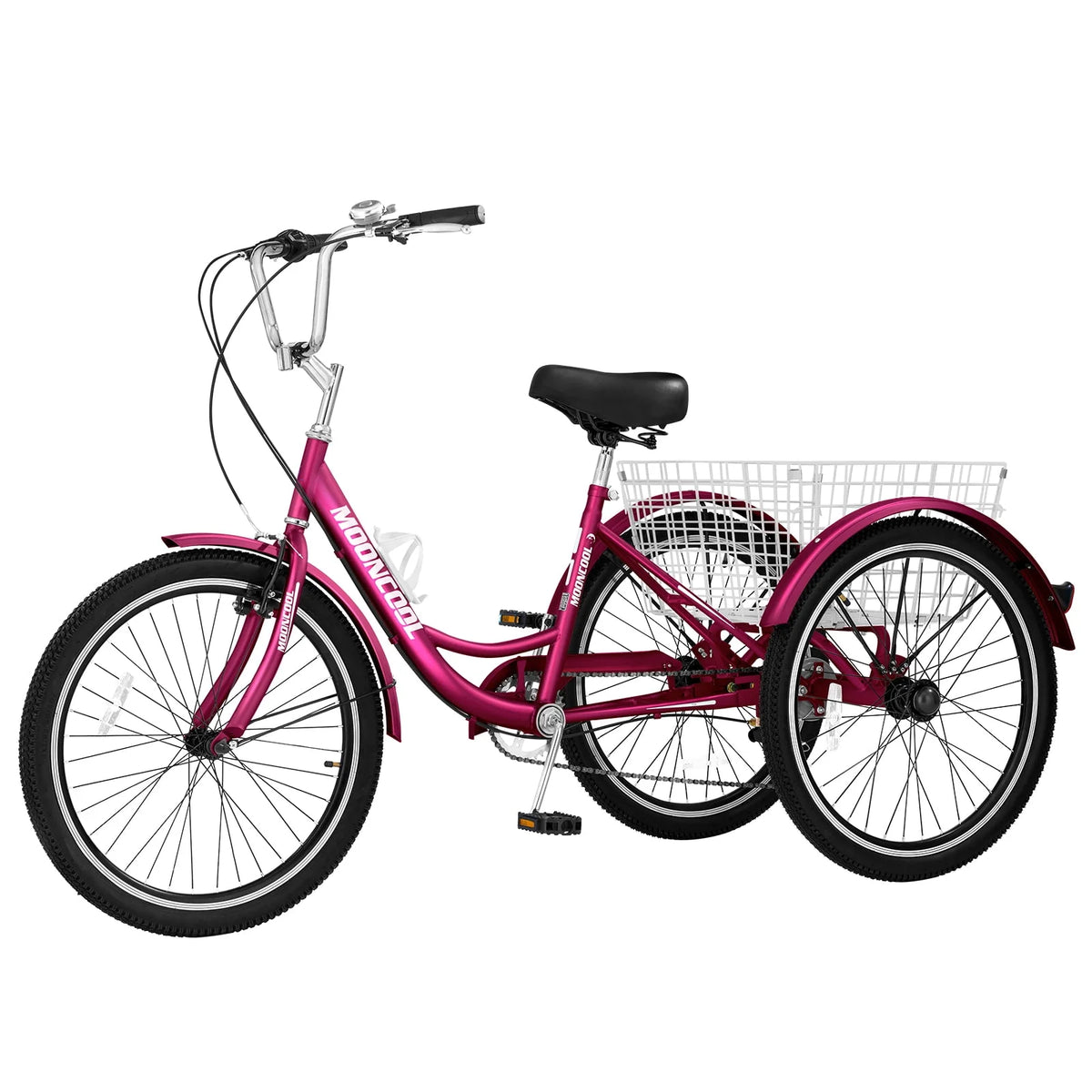 3 Wheel Folding Tricycle 7 Speed Adult Trike P4642