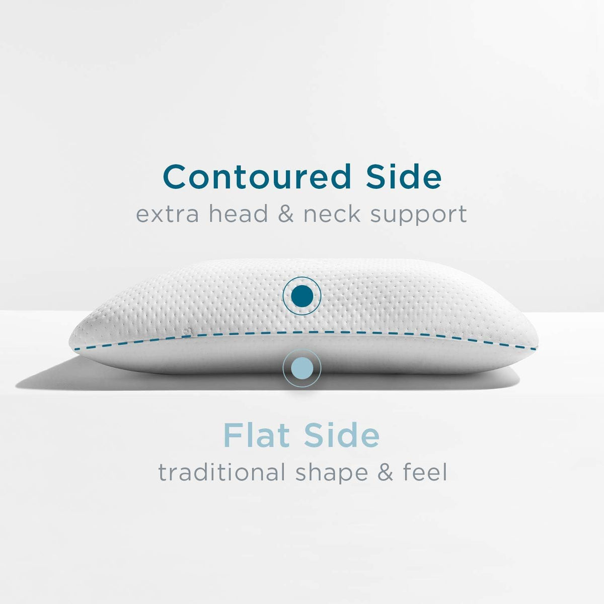 White Memory Foam Pillow T697652