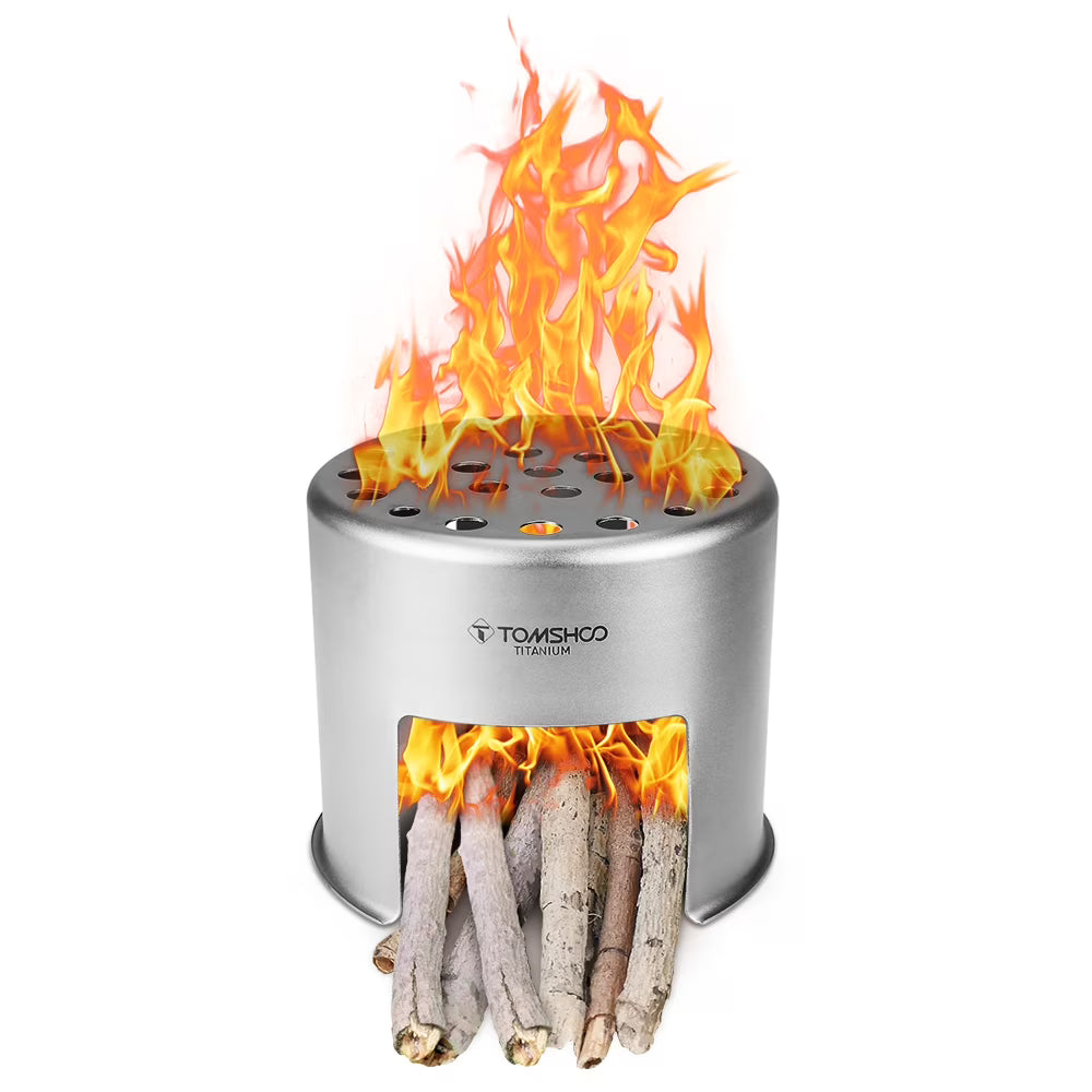 Ultra-lightweight Titanium Wood Camping A52892