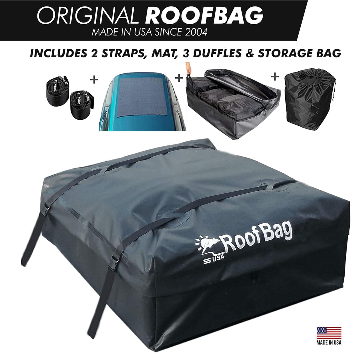 Waterproof Rooftop Cargo Carrier 11 cu. ft. J5815