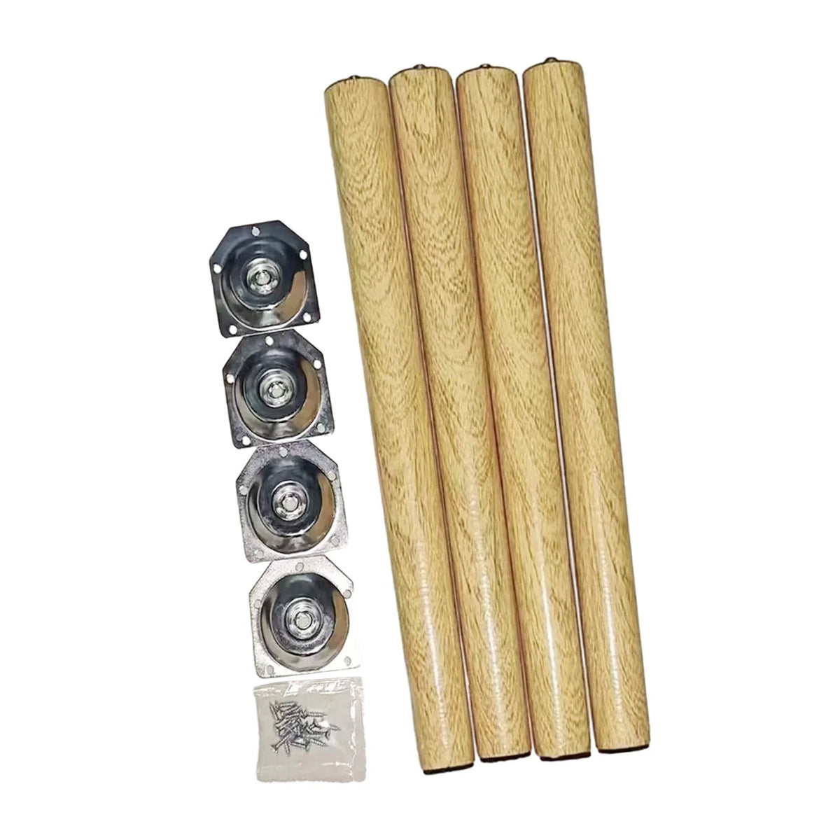 Wooden Furniture Legs 4 Pieces 30cm V620342