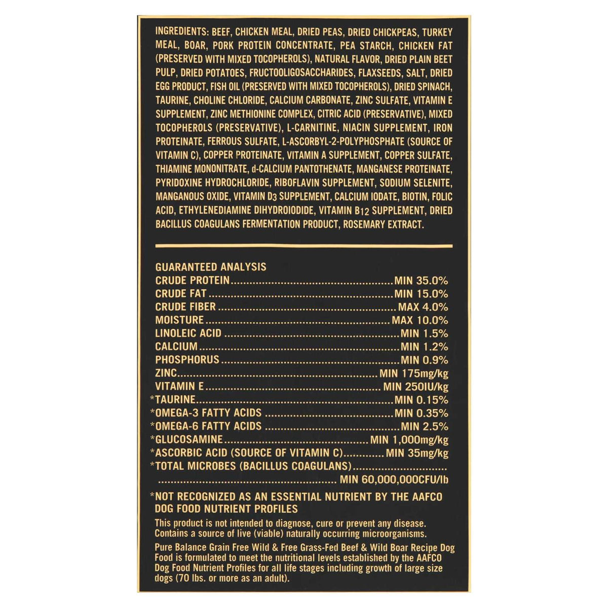 Beef & Wild Boar Recipe Dry Dog Food E28079