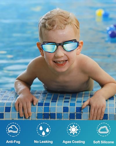 Kids Swim Goggles, Pack of 2 Y555478