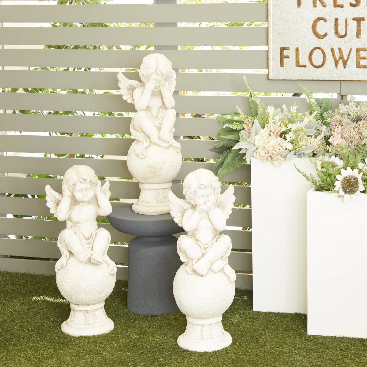 29" Indoor Outdoor Angel Garden Sculpture 3 Pack B4357