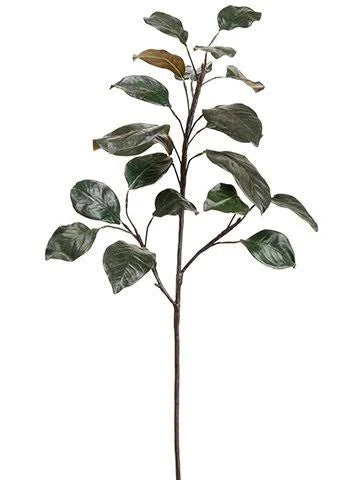 Magnolia Leaf Spray Green 12 Pieces E75671