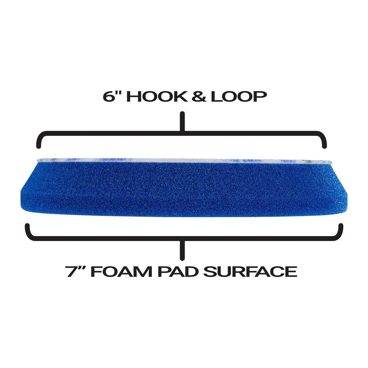 6 in. Compounding Foam Pad 1-Pack E670790