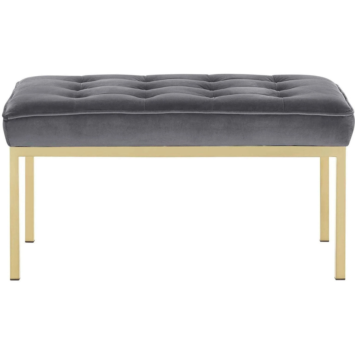 Navy Performance Velvet Bench A82489