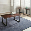 3 Piece Occasional Table Set - Brown T429465