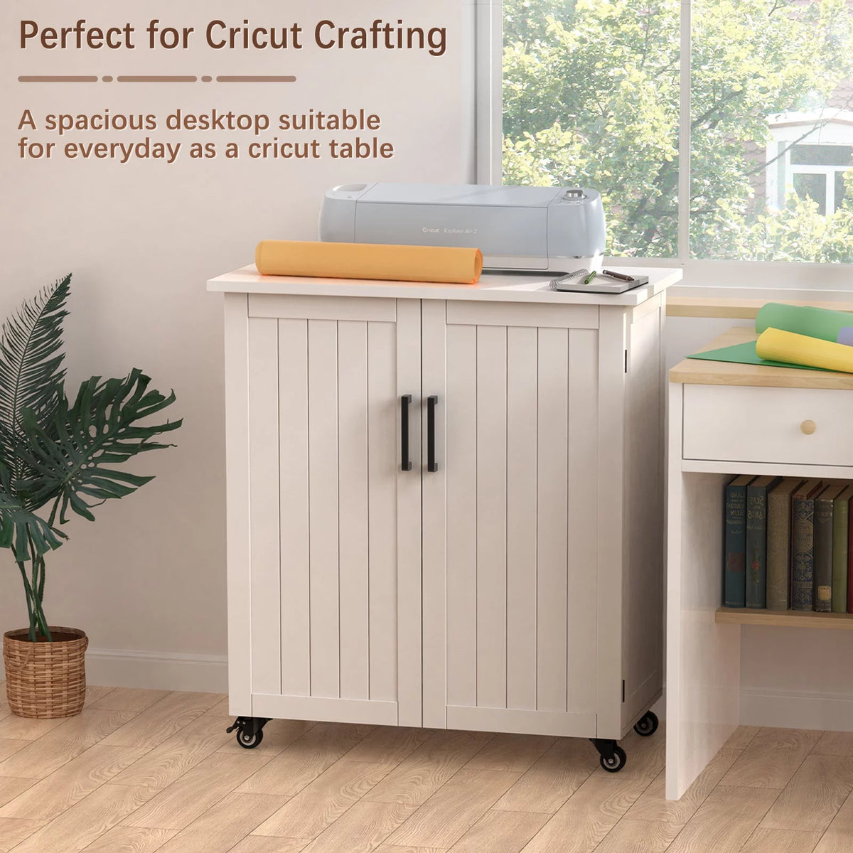 Craft Cart with Storage 31.6"W x 15.8"D x 34.9"H W287