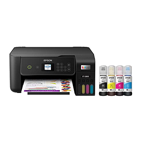 White Wireless Color All-in-One Supertank Printer I989