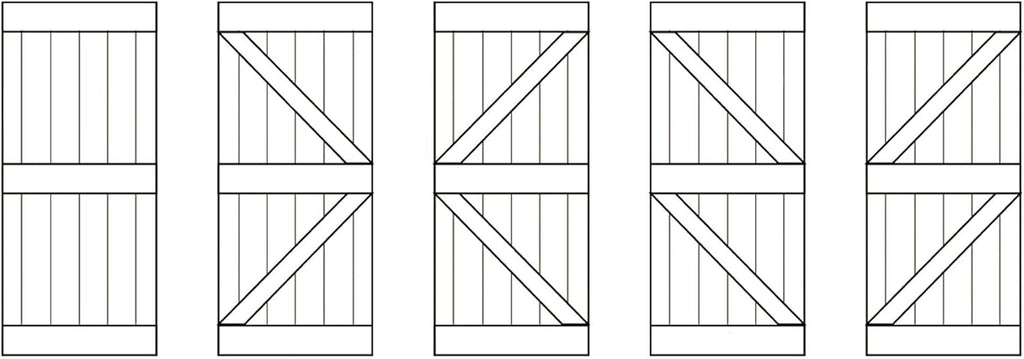 Brown/Walnut Knotty Pine Wood Sliding Barn Door Slab Q230