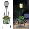 2 Pack Solar Lights Outdoor with Plant Stands J251535