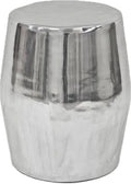 Round End Table in Polished Cast Aluminum X189264