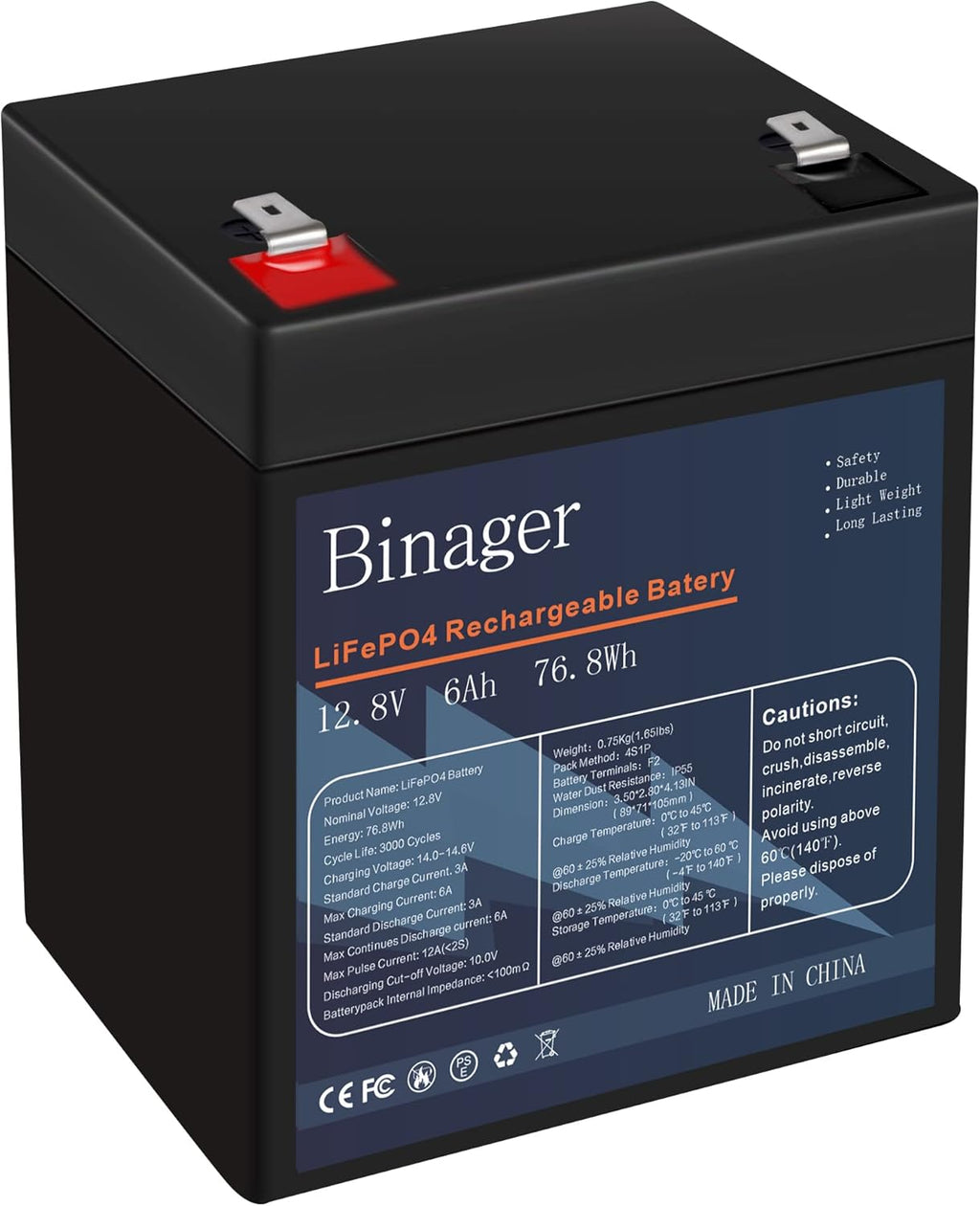 12v 100ah Lithium Iron Phosphate Battery U23383