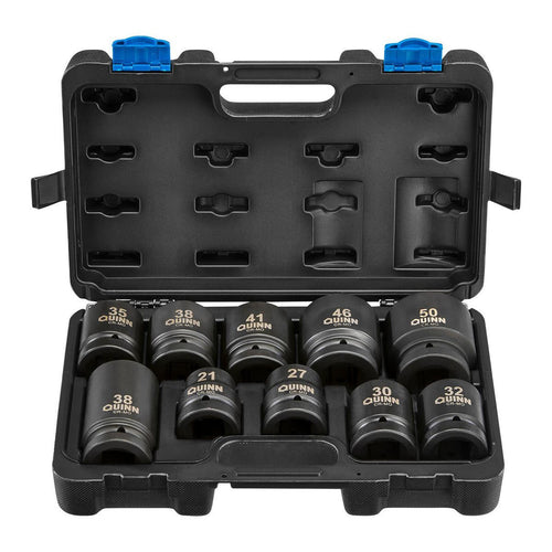 1 in. Drive Metric Impact Socket Set, 10-Piece D43398