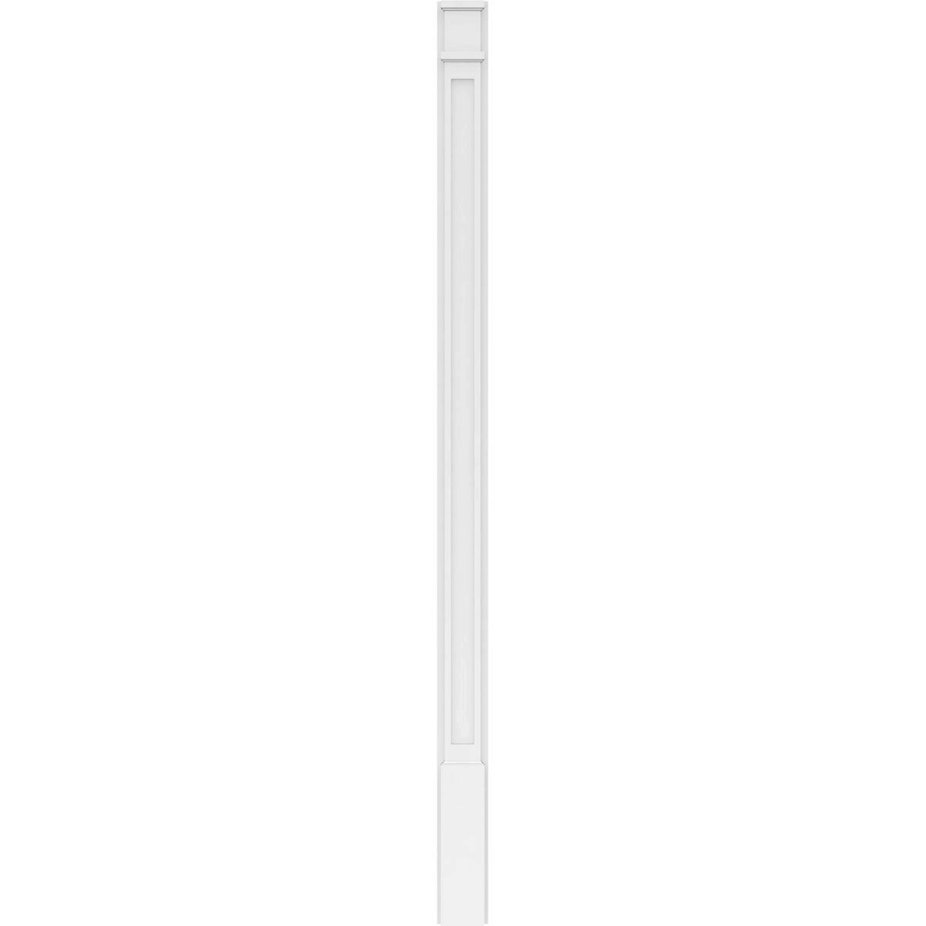 6x22W x 90x22H x 2x22P Flat Panel PVC Pilaster (Pair) G1260