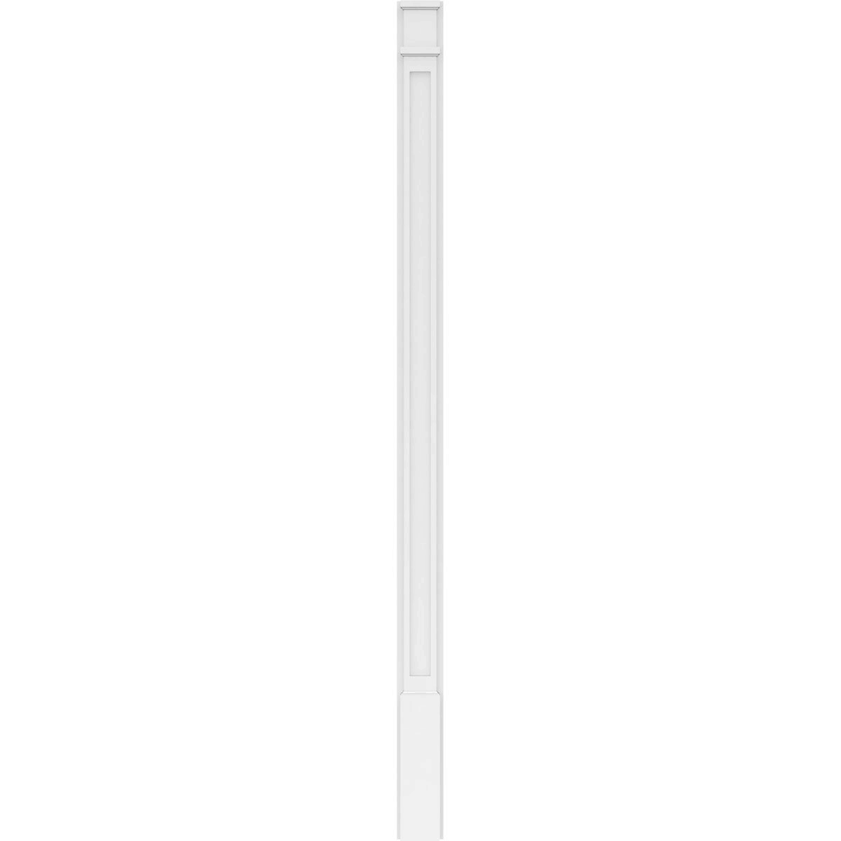 6x22W x 90x22H x 2x22P Flat Panel PVC Pilaster (Pair) G1260