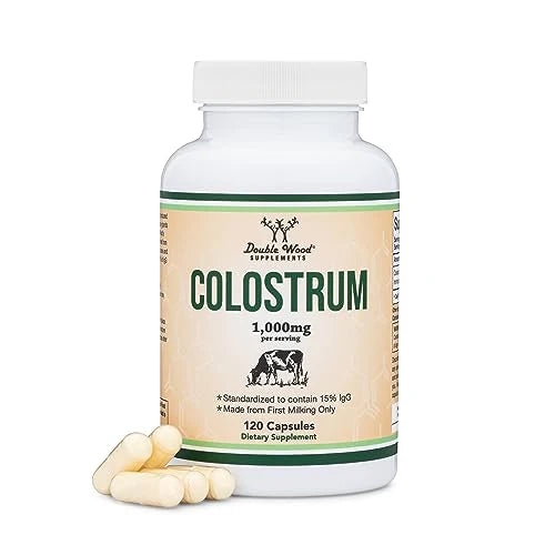 Colostrum Supplement 120 Capsules 1,000mg 15% IgG X734