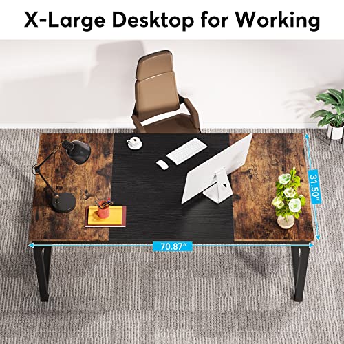63 Inch White Computer Office Desk K241716
