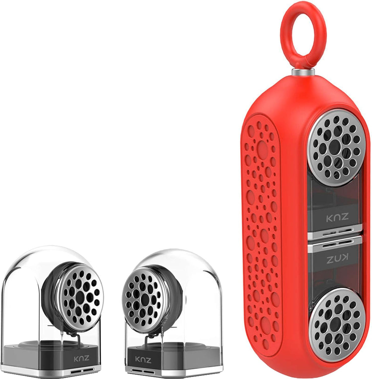 Portable Bluetooth Wireless Speakers, Pack of 2, 18 Hr Playtime Q241
