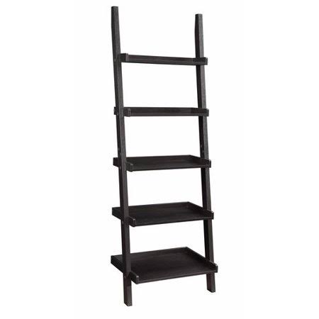 Sleek Wooden Ladder Bookcase I1522