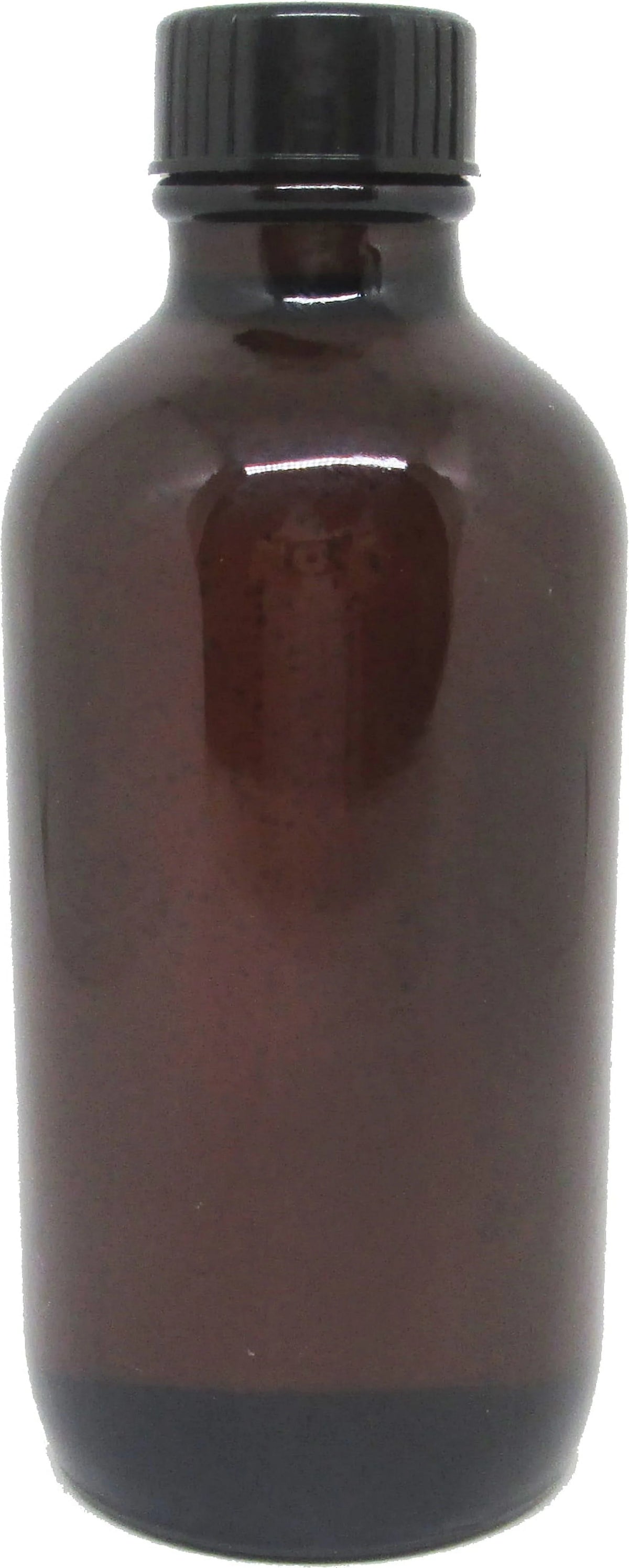 4 oz Brown Amber Glass Cologne Body Oil Fragrance O734