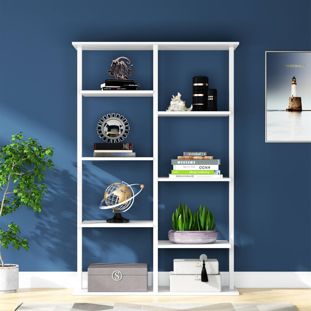 White 5-Tier Bookshelf S55556