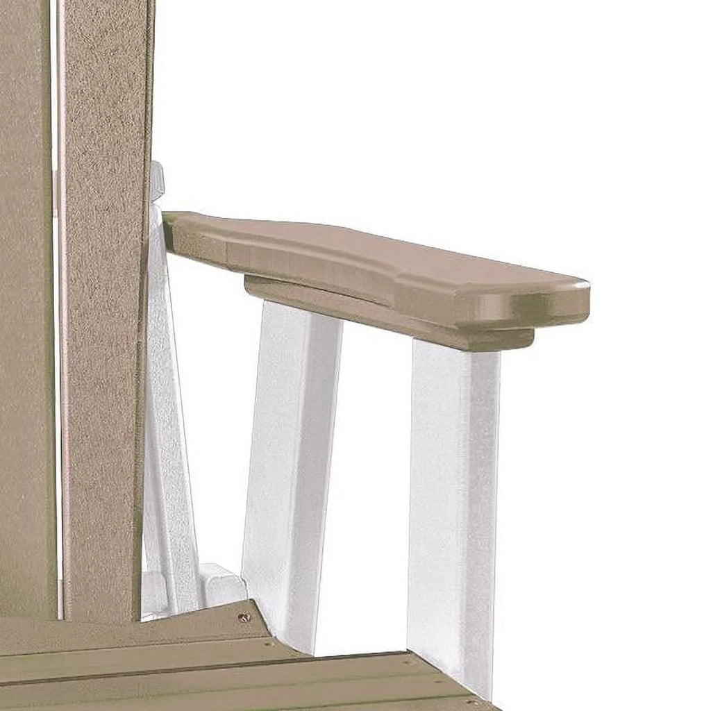 27" Resin Fan Back Glider J93216