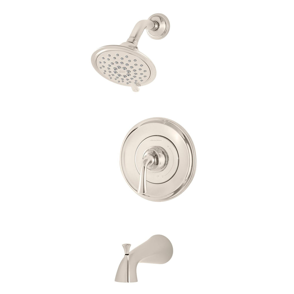 Brushed Nickel Tub and Shower Trim Package S341