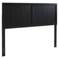 Twin Headboard Black Wood U1680