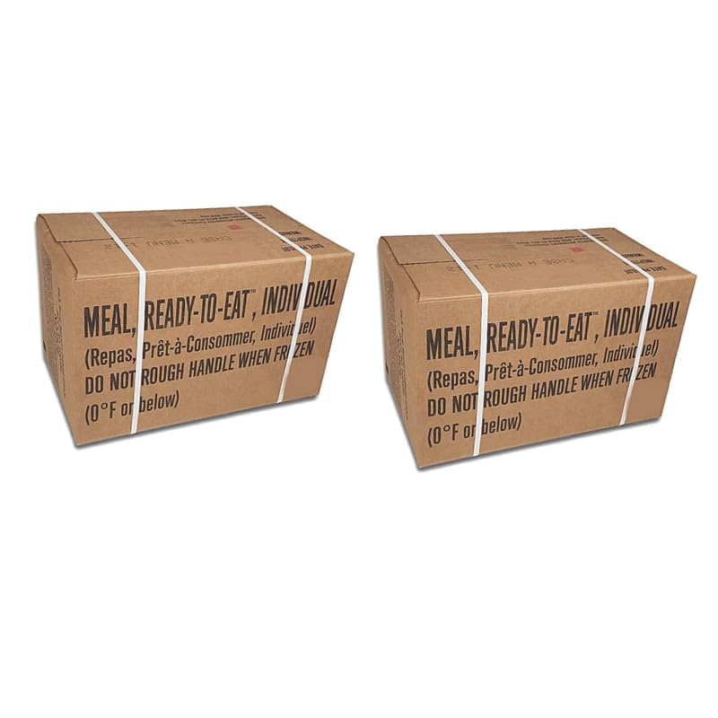 MRE Meal Kit Bundle Cases with Heater - Inspection Date 2025 or Better C18103