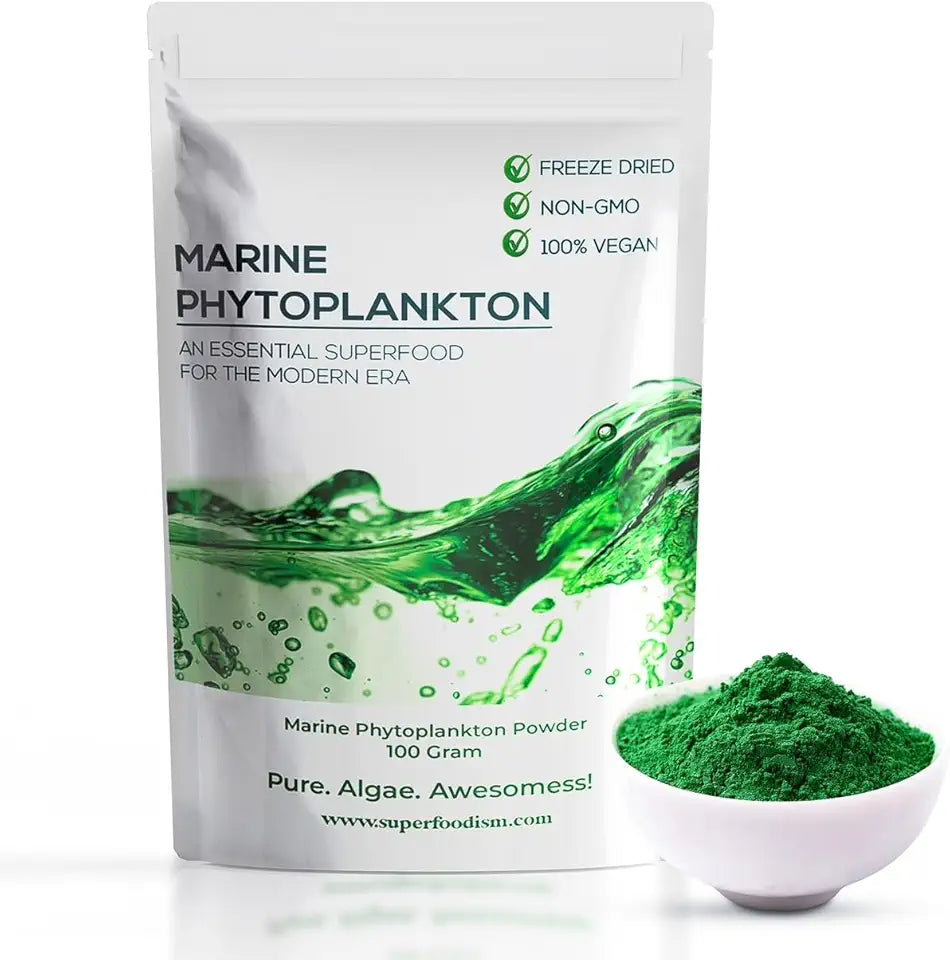 Marine Phytoplankton Supplement Rich in Omega-3 100 Grams L34897