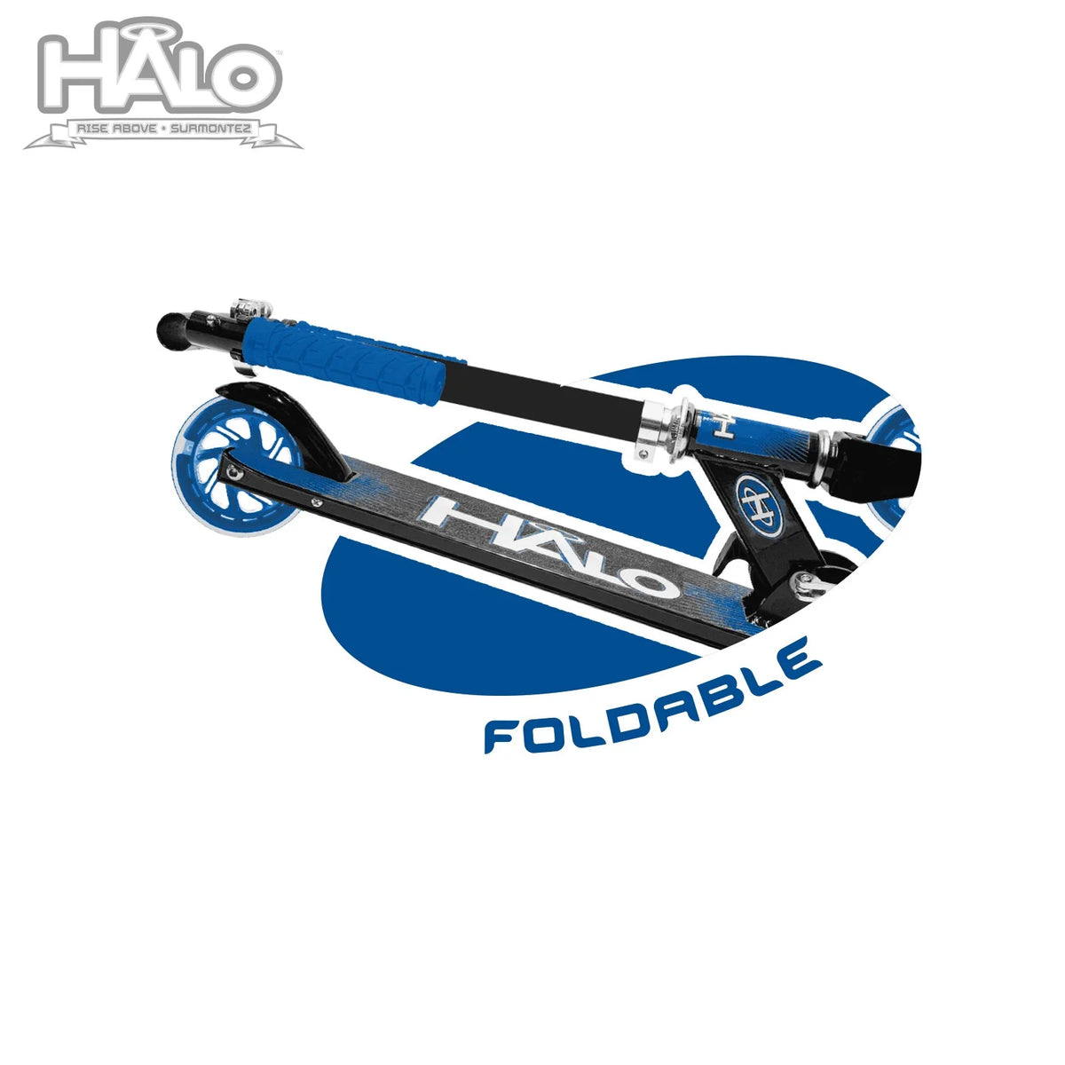 Blue 100mm Wheel Inline Scooter M867
