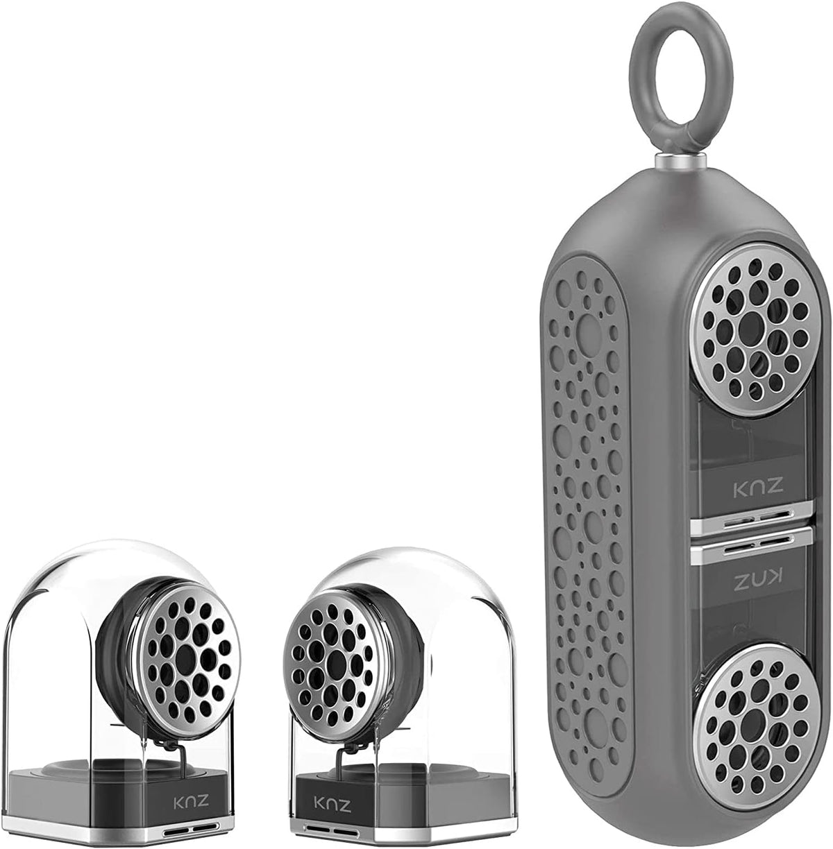 Portable Bluetooth Wireless Speakers, Pack of 2, 18 Hr Playtime Q241