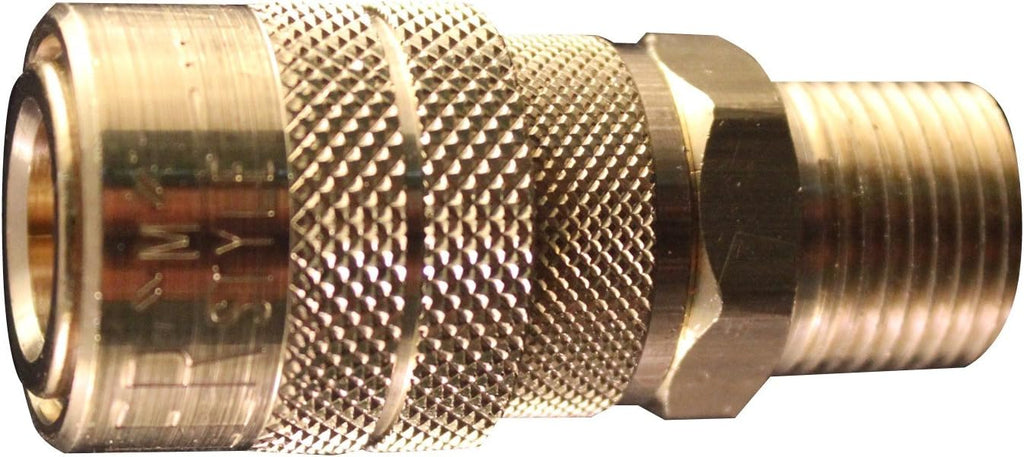 3/8" MNPT M Style Coupler - Box of 10 U49026