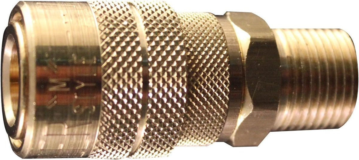 3/8" MNPT M Style Coupler - Box of 10 U49026