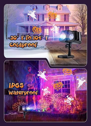 Waterproof Outdoor Projector Lights with Timer A470