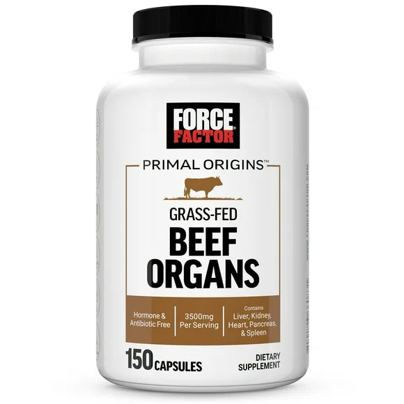 Pasture-Raised Grass Fed Beef Organ Supplement 150 Capsules S5876