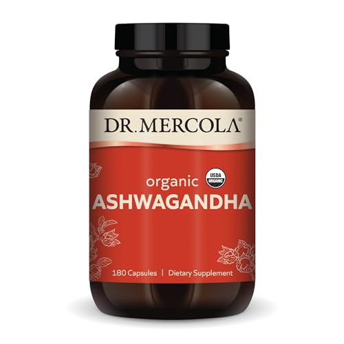 Organic Ashwagandha 180 Capsules Dietary Supplement U463