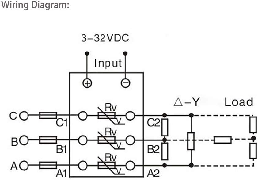 Solid State Relay 3 Phase 100A P6806