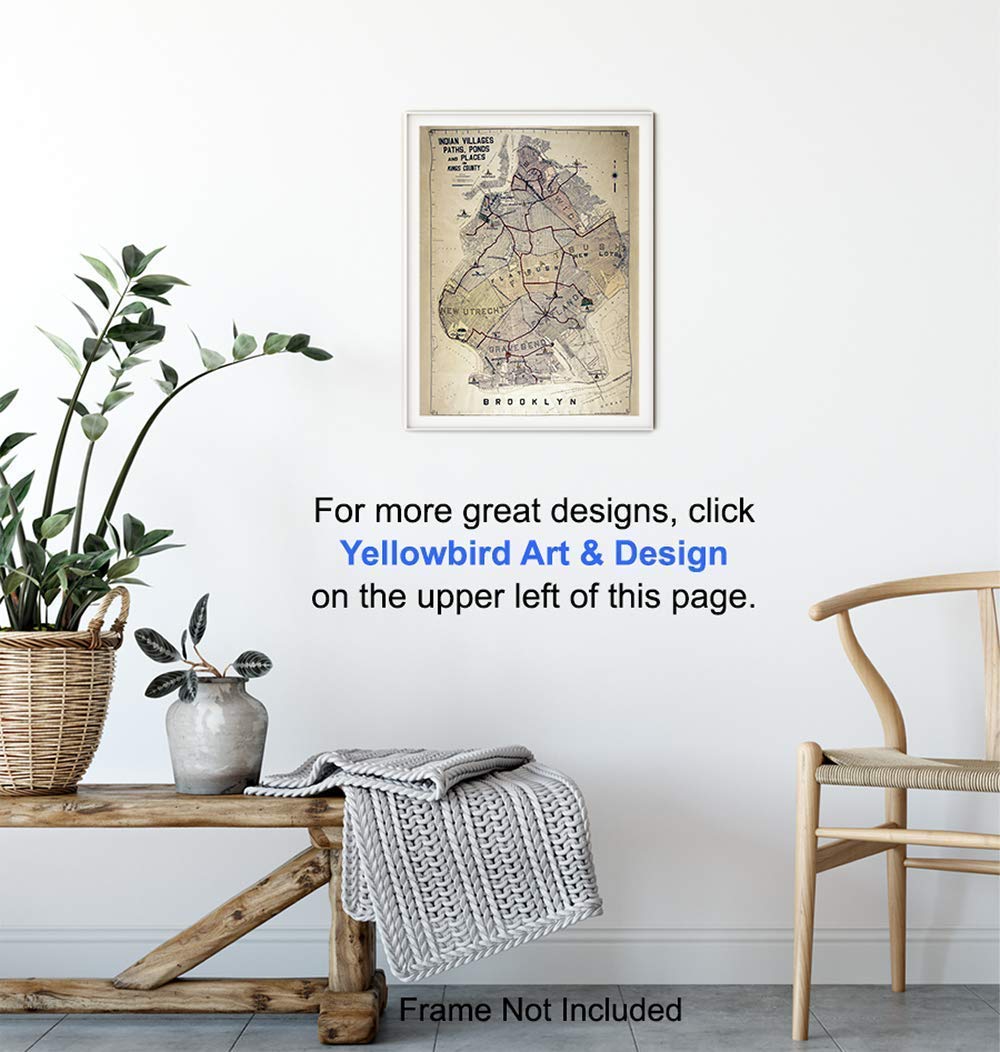 8x10 Vintage Map Poster Print O808024
