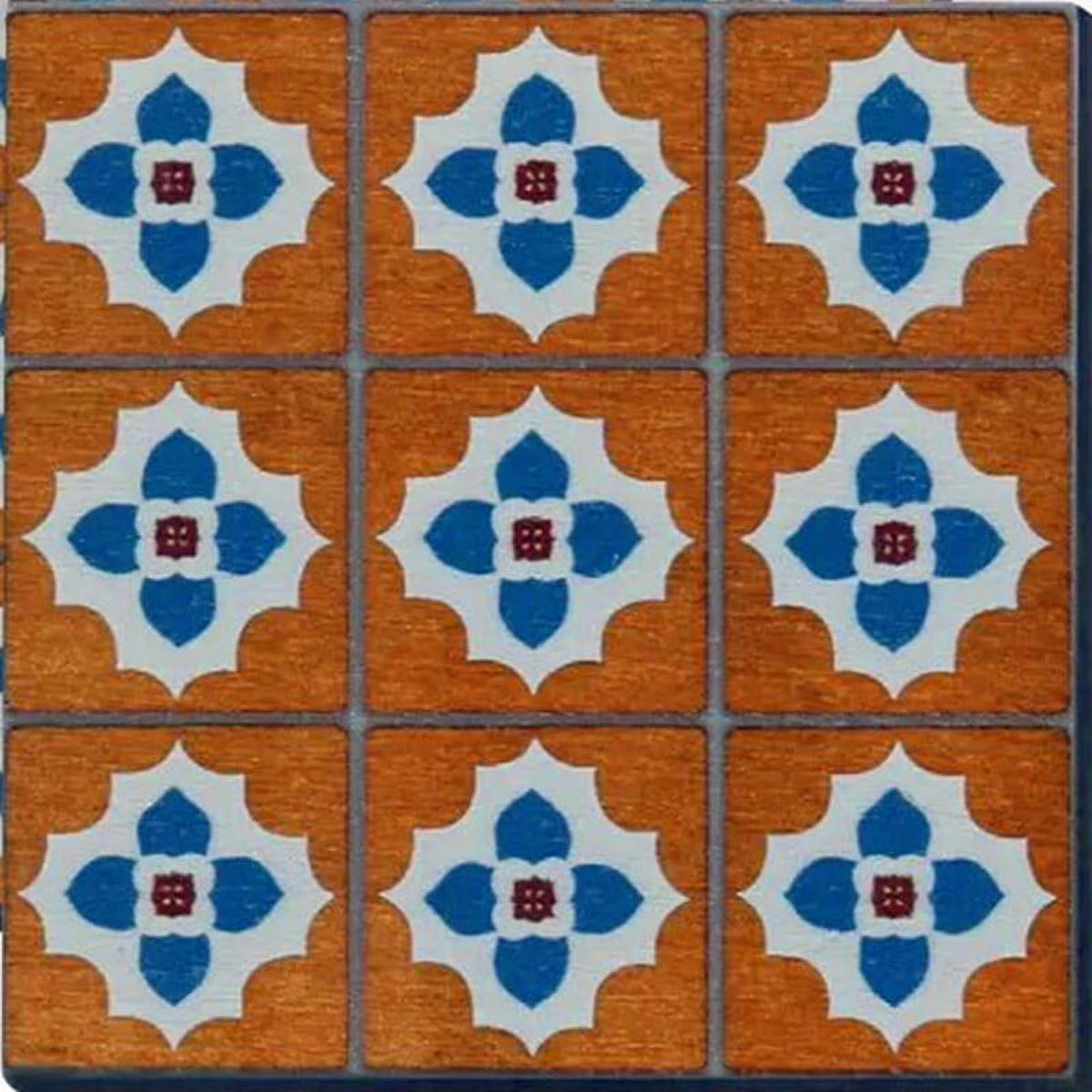 1/6 1/12 Scale Dollhouse Miniature Retro Wooden Floor Decoration Z485