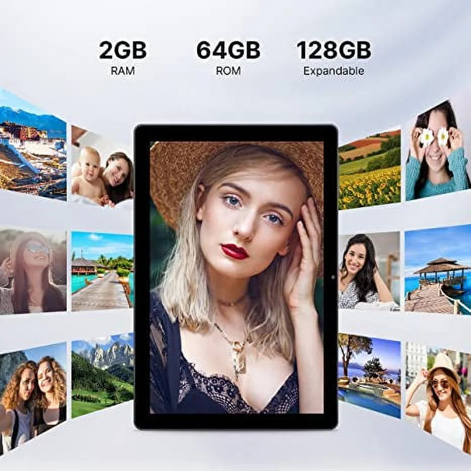 Grey 10 Inch Android Tablet with 2GB RAM 64GB ROM U455511