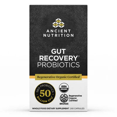 Organic Gut Recovery Probiotics 60 caps U7341