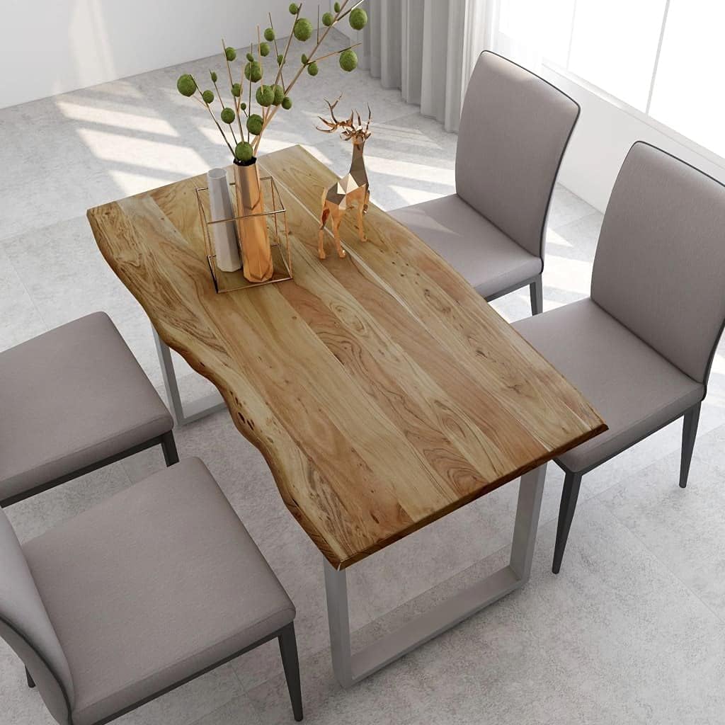 Solid Acacia Wood Dining Table L544