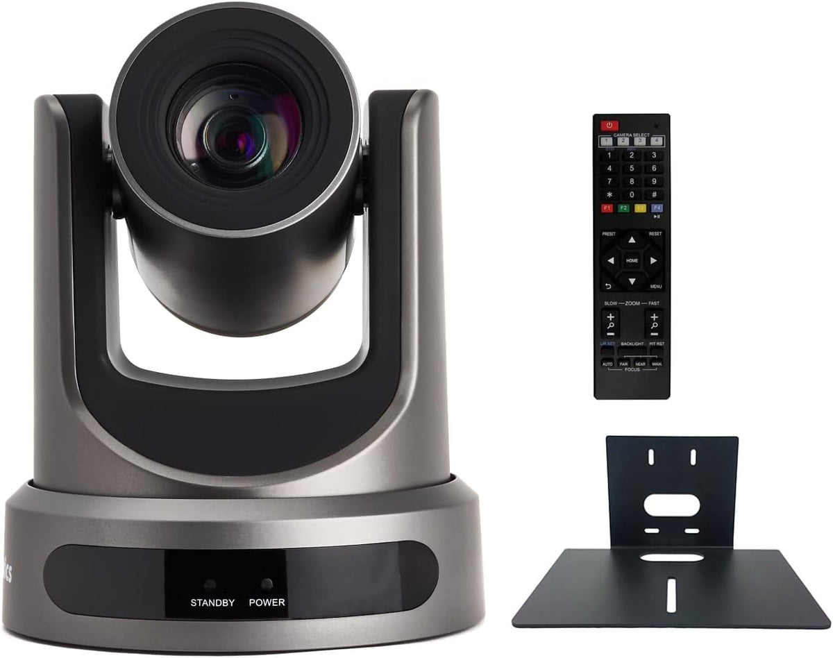 Gray Live Streaming Broadcast Camera with Large Wall Mount I588705