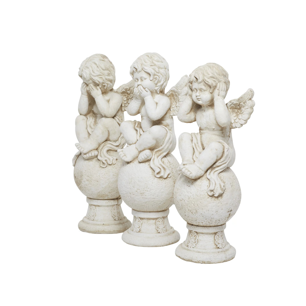 29" Indoor Outdoor Angel Garden Sculpture 3 Pack B4357