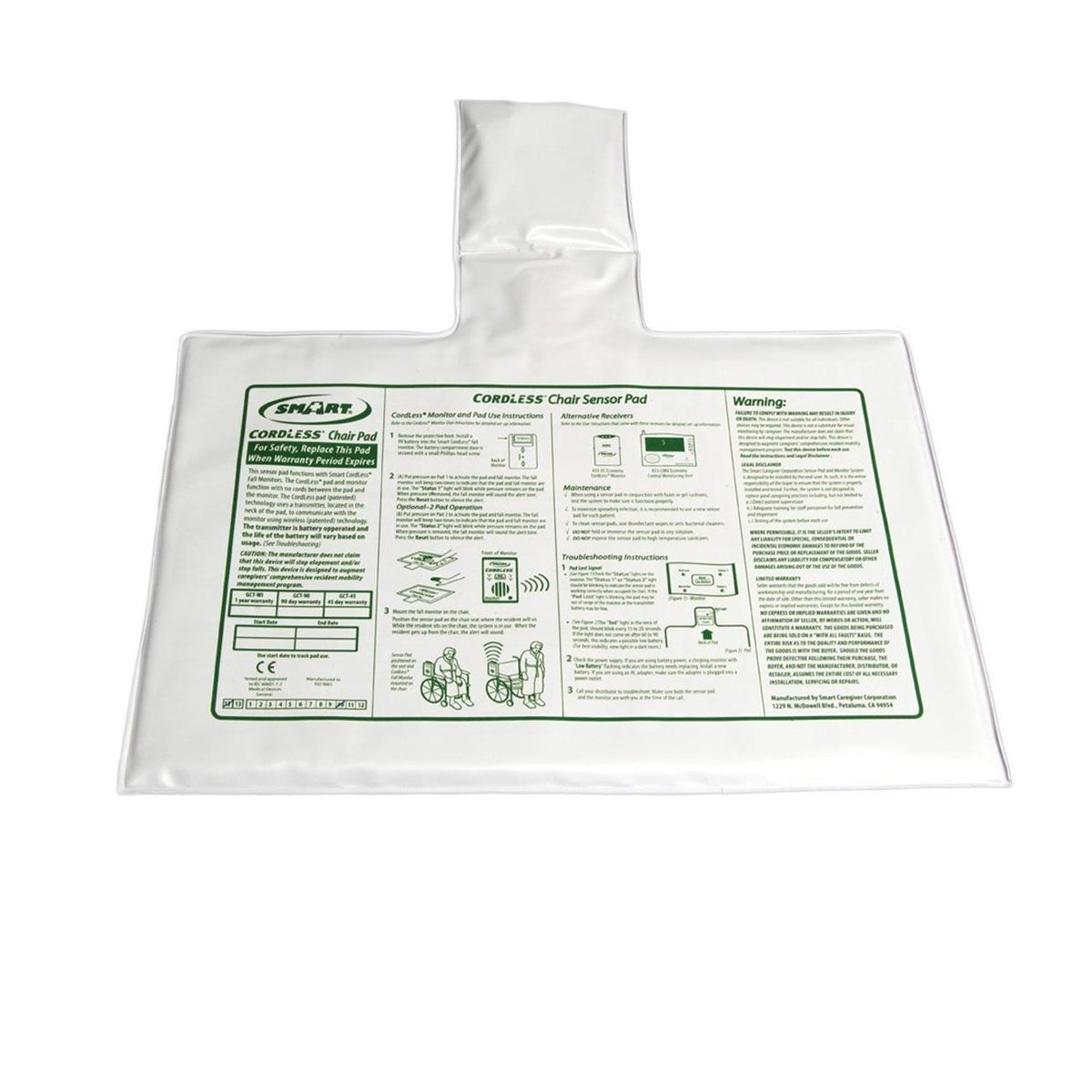 Cordless Chair Sensor Pad with Transmitter A783